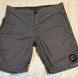 O'Neill Charcoal Striped Shorts